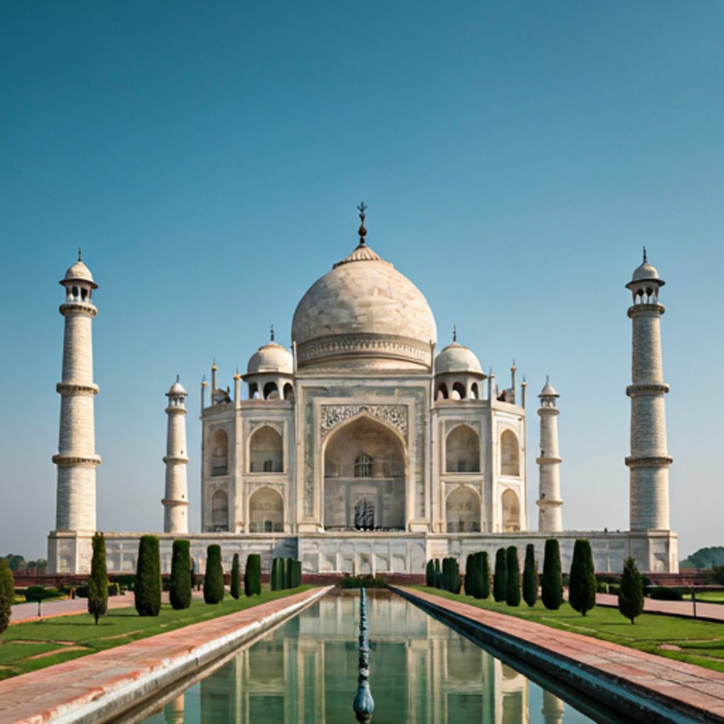 This is the beautiful and HD Picture of the Taj Mahal. The Taj Mahal, located in the Agra, U.P., (India), built by Emperor Shah Jahan in memory of his beloved wife, Mumtaz Mahal.